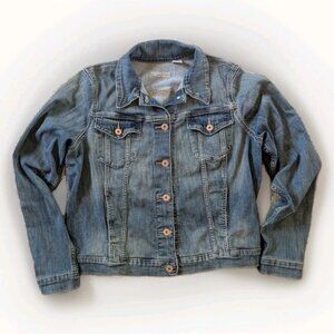 Signature by Levi Strauss & Co. Jean Jacket Women’s XL Blue Denim Coat